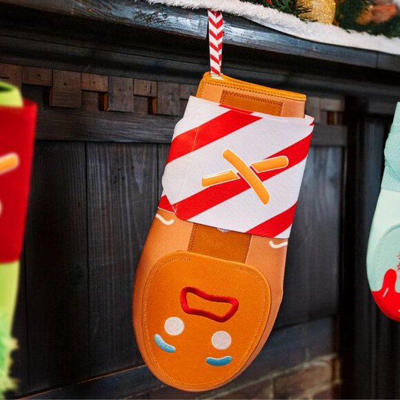 Absolutely Ridiculous Gingerbread Man Christmas Stocking Jumbo Sliding Mitt - Picture 4 of 4